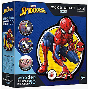 Пазл 50 Wood Craft Junior Trefl: Spiderman Power