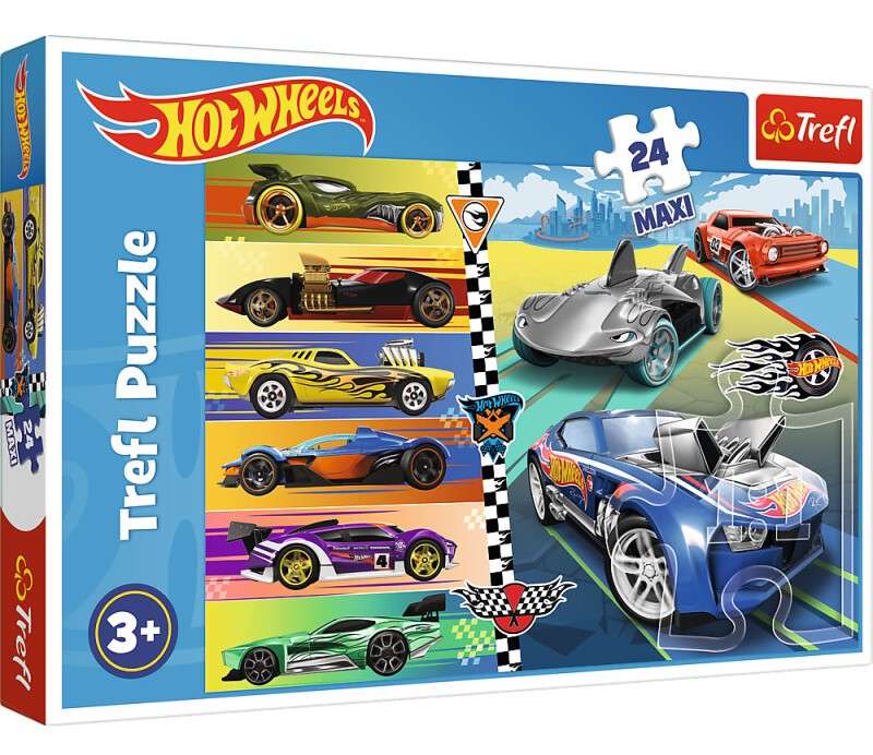 Пазл 24 Maxi Trefl: Fast Hot Wheels