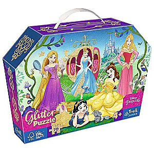 Пазл 70 Glitter Trefl: Disney Princess