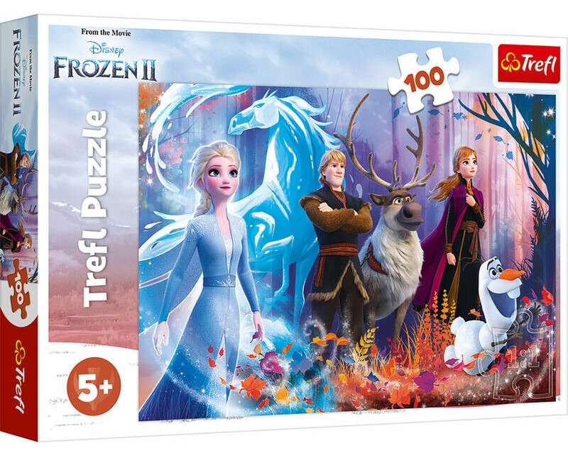 Пазл 100 Trefl: Disney Frozen 2. Магия ледяной земли