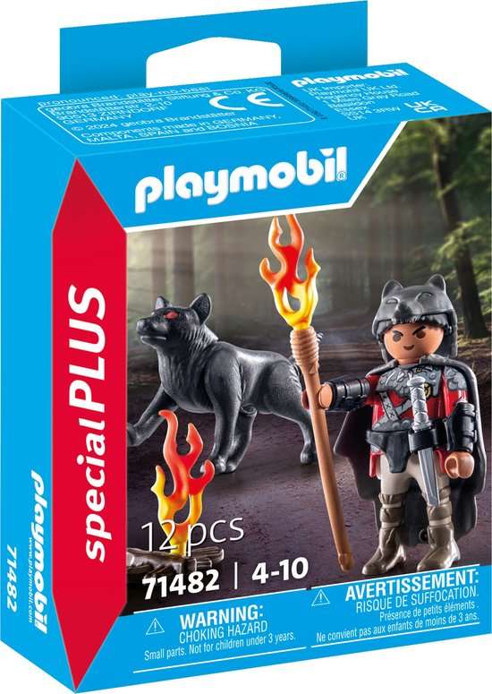 Playmobil - Warrior With Wolf