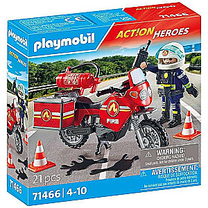 Playmobil - City Action: Fire Motorcycle & Oil Spill