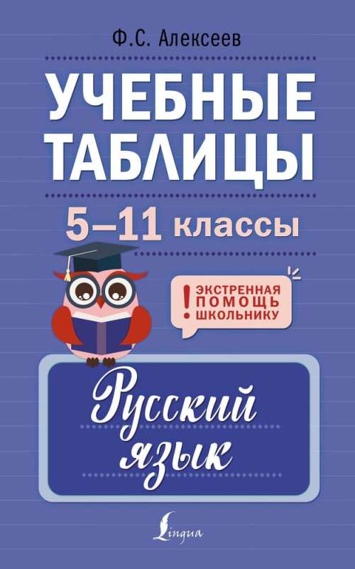 Учебные таблицы. Русский язык. 5-11 классы