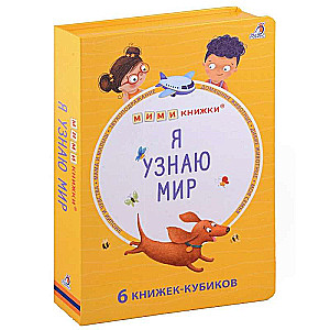 Набор книжек-кубиков "Я узнаю мир". 6 книжек-кубиков