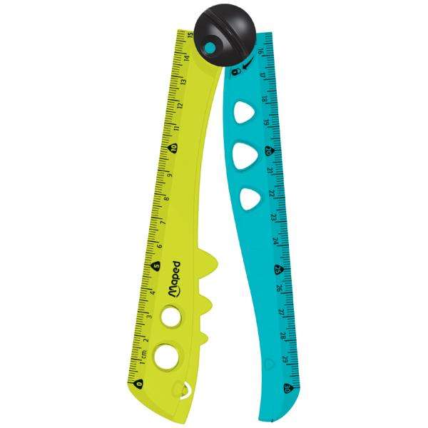 Линейка MAPED Croc Croc 15-30 cм