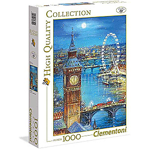 Пазл 1000 CLEMENTONI SNOW FLAKES ON THE