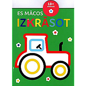 Es mācos izkrāsot traktors