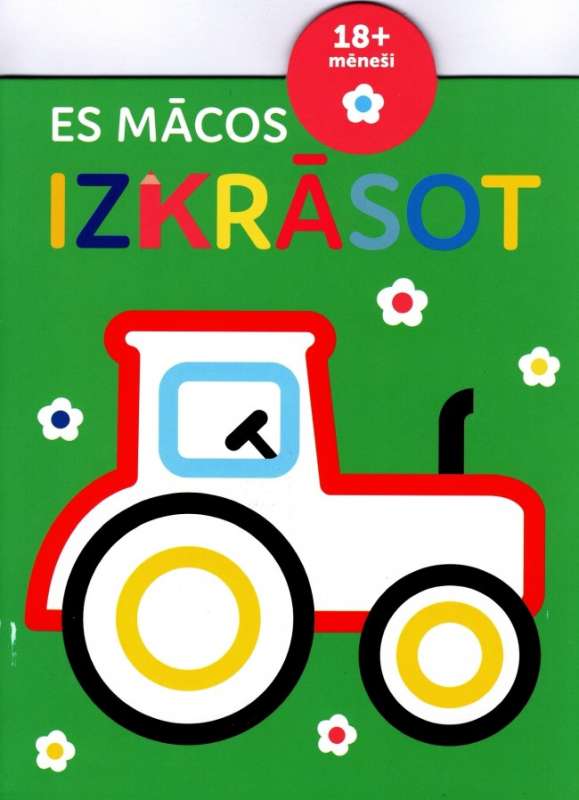 Es mācos izkrāsot traktors