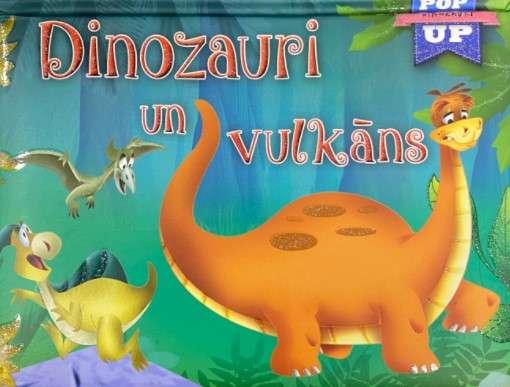 POP-UP Dinozauri uin vulkāns