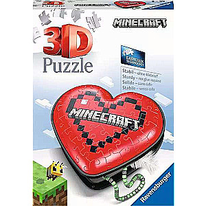 3D пазл Heart Minecraft