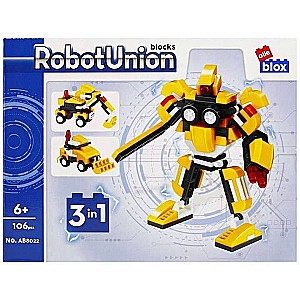 Конструктор 106 дет. RobotUnion, желтый