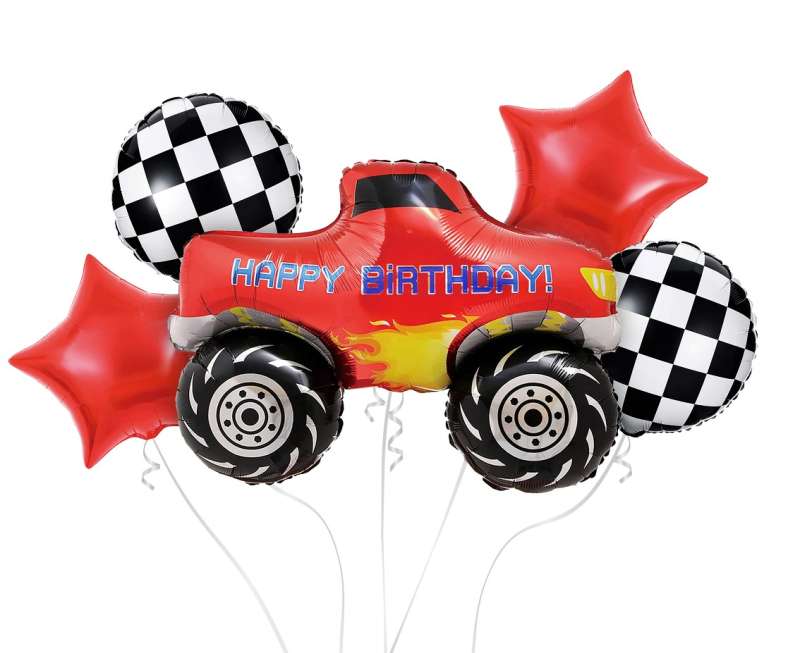 Folienballon-Set 5-tlg. Monster Truck