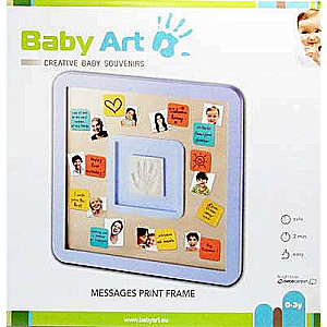 Baby Art messages print frame, набор для изготовления детских следов/ручек