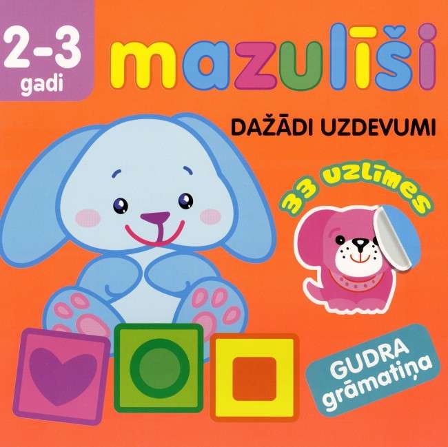 Mazulīši. Dažādi uzdevumi. 2-3 gadi