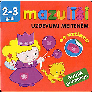 Mazulīši. Uzdevumi meitenēm. 2-3 gadi