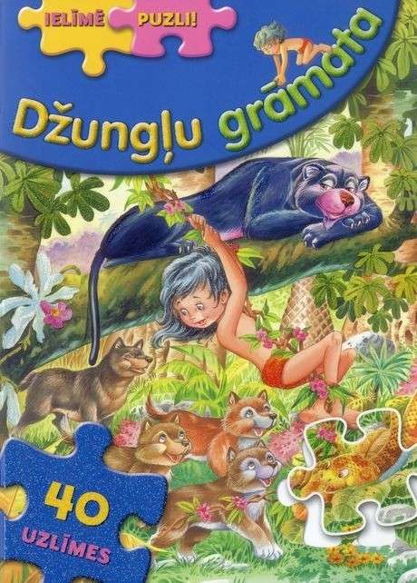 Ielīmē puzli. Džungļu grāmata