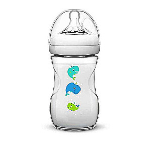 Philips Avent бутылочка для кормления Natural Whale 260 ml, 1M+