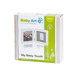 Baby Art Double 1P Essentials набор для изготовления детских следов/ручек , белый