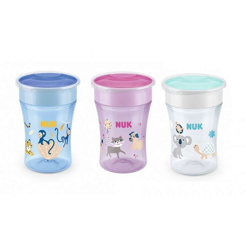 NUK Evolution Magic Cup учебная кружка без носика 230мл 8m+