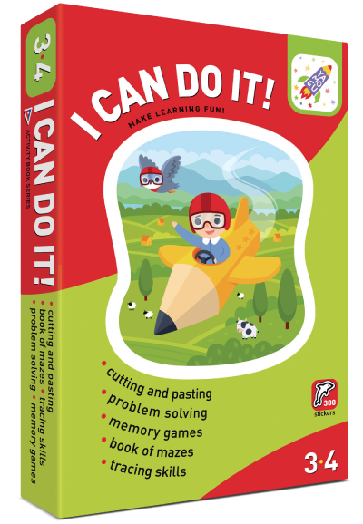 I Can Do It! Activity pack for children aged 3-4 Я могу! Комплект из 5 тетрадей. 3-4 года