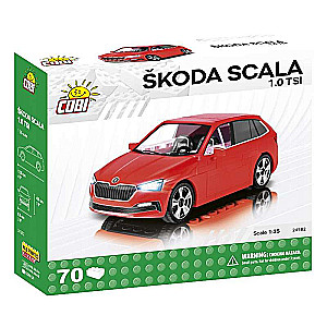 Конструктор - COBI Skoda Scala 1,0 TSI 70 дет.