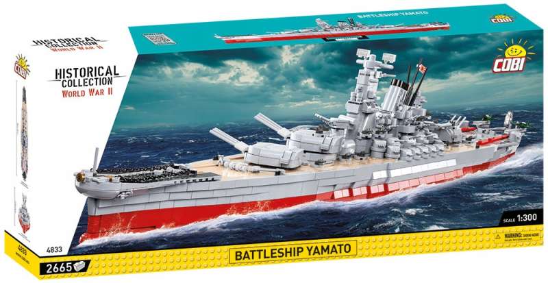 Конструктор - COBI Battleship Yamato, 2665 дет.