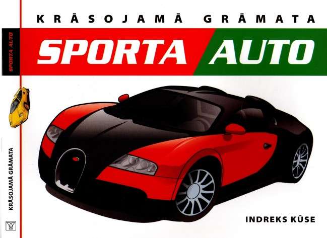 Krāsojamā grāmata. Sporta auto