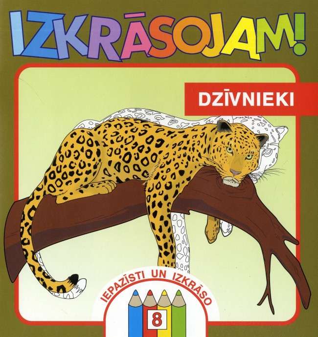 Izkrāsojam! 8 Dzīvnieki