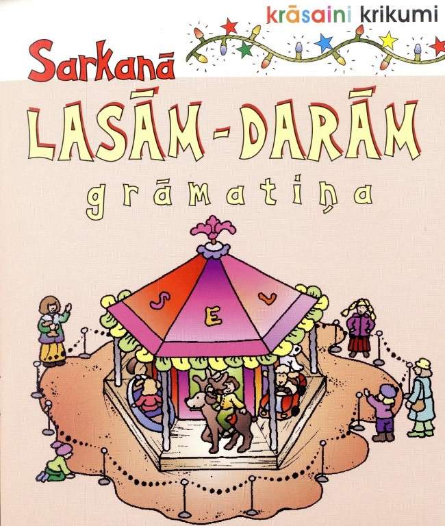 Krāsaini krikumi. Sarkanā lasām-darām grāmatiņa