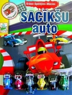 Sacīkšu auto. Krāso. Spēlējies. Mācies