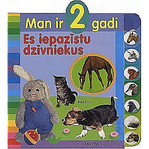 Man ir 2 gadi. Es iepazīstu dzīvniekus