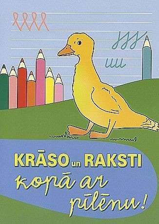 Krāso un raksti kopā ar pīlēnu