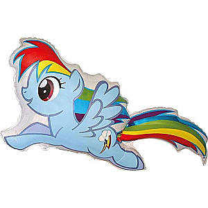 Folienballon 24 Rainbow Dash Pony