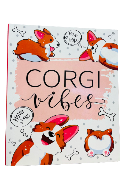 Блокнот позитивного настроения. Corgi Vibes