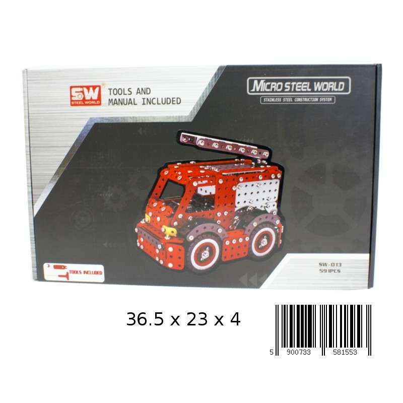 Металлический конструктор 591дет. SW Steel World