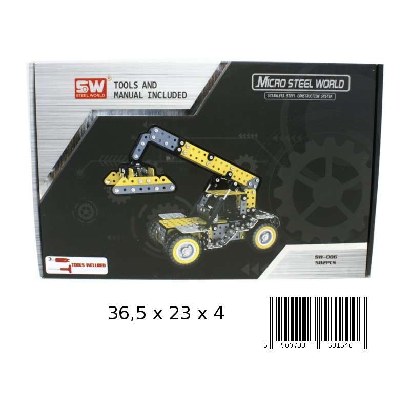 Конструктор металлический 582дет.SW Steel World