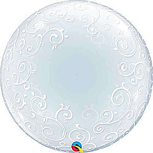 Folienballon 24 QL Bubble Deco