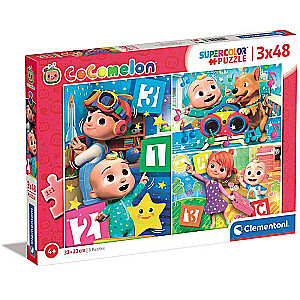 Пазл 3X48 CLEMENTONI COCOMELON