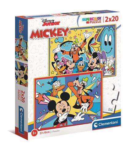 Пазл 2X20 CLEMENTONI MICKEY 