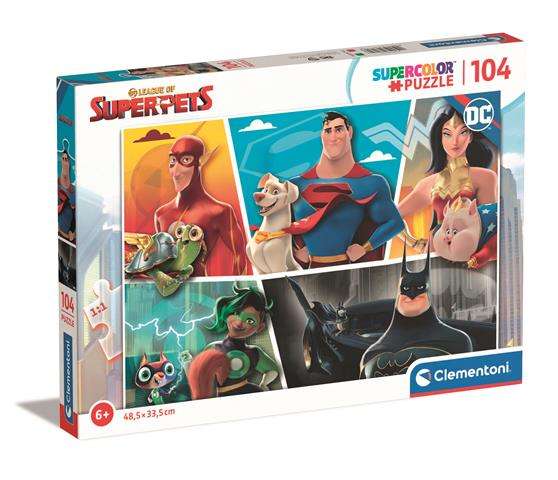 Пазл 104 CLEMENTONI DC SUPERPETS