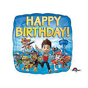 Folienballon 18 SQR Paw Patrol