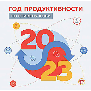 Год продуктивности по Стивену Кови. Календарь настенный на 2023 год 300х300 мм