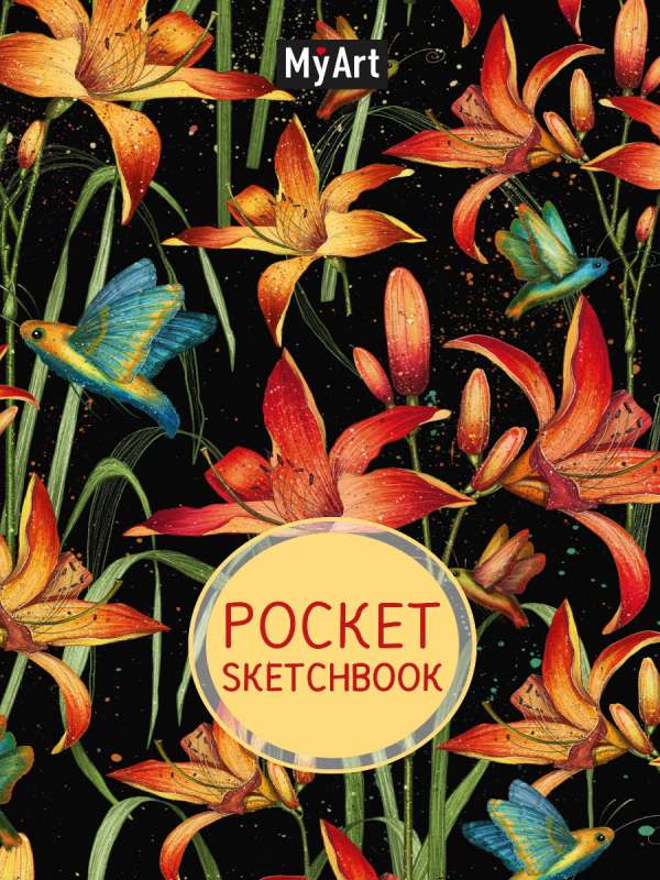 MyArt. Pocket Sketchbook. Лилии 48 листов