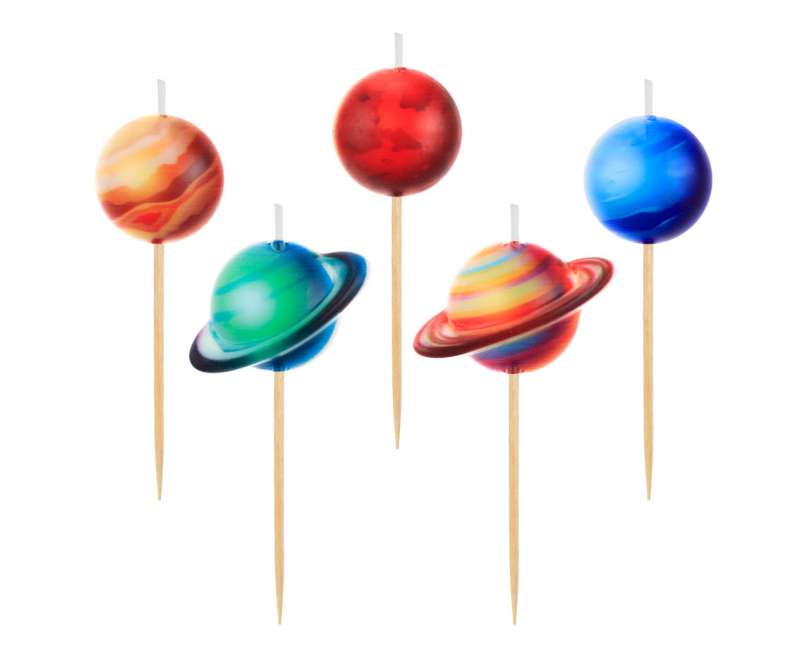 Набор свечей Planets, 5 pcs