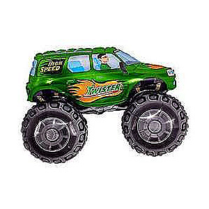 Фольгированный шар 24 FX - Big Wheel green