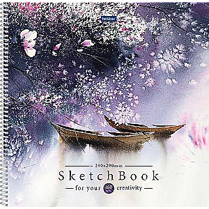 Premium Тетрадь SketchBook 32л А3ф 290х290мм 160г/кв.м Цветение сакуры