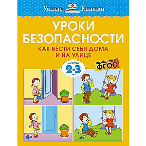 Уроки безопасности. Как вести себя дома и на улице 2-3 года