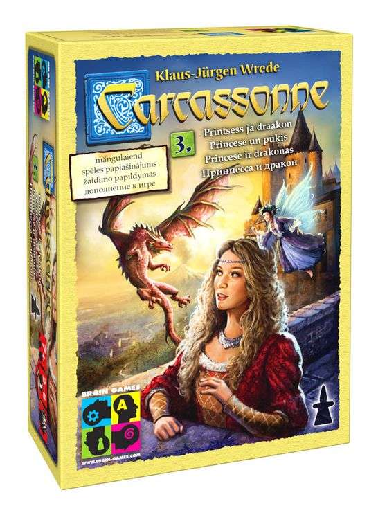 Brettspiel - Carcassonne. Prinzessin und Drache (Erweiterung 3)