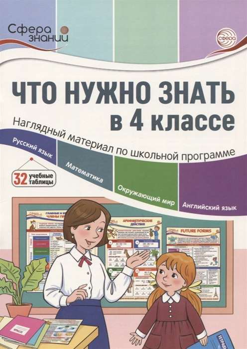 Что нужно знать в 4 классе: наглядный материал по школьной программе/ Цветкова Т.В.