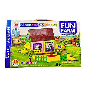 Магнитный конструктор 39дет. Fun Farm